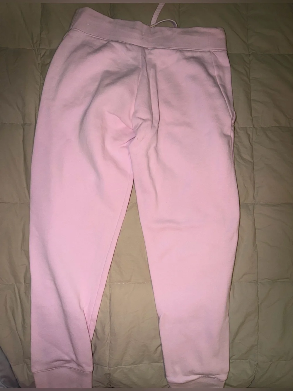 Nike Kids Light Pink Joggers with Embroidered Logo